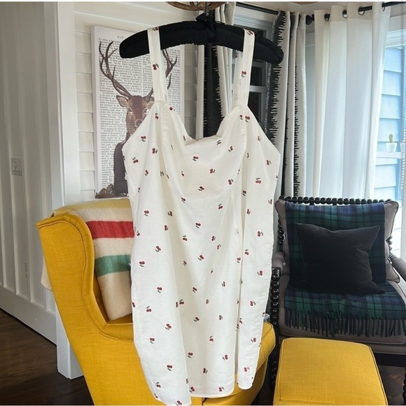 Forever 21+ Cherry Embroidered Halter dress - Picture 6 of 7